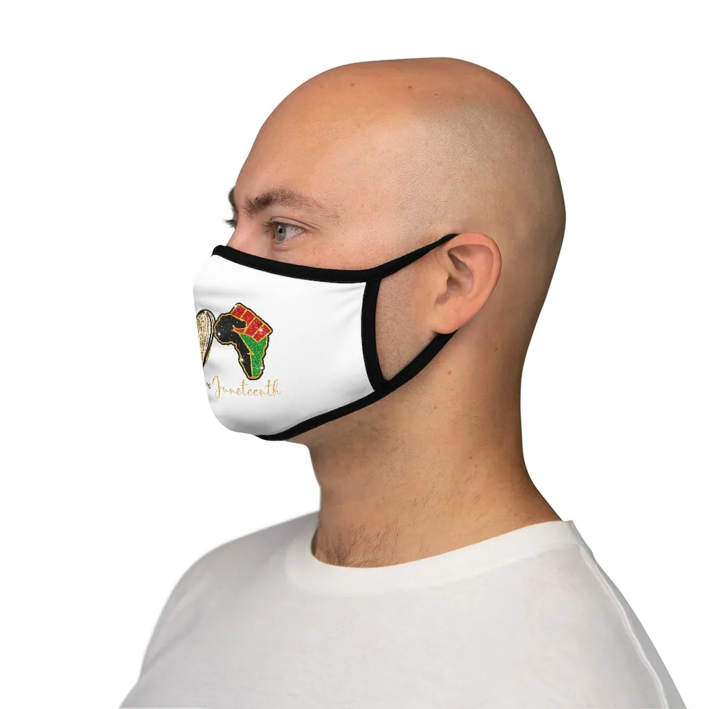 Juneteenth Fitted Face Mask