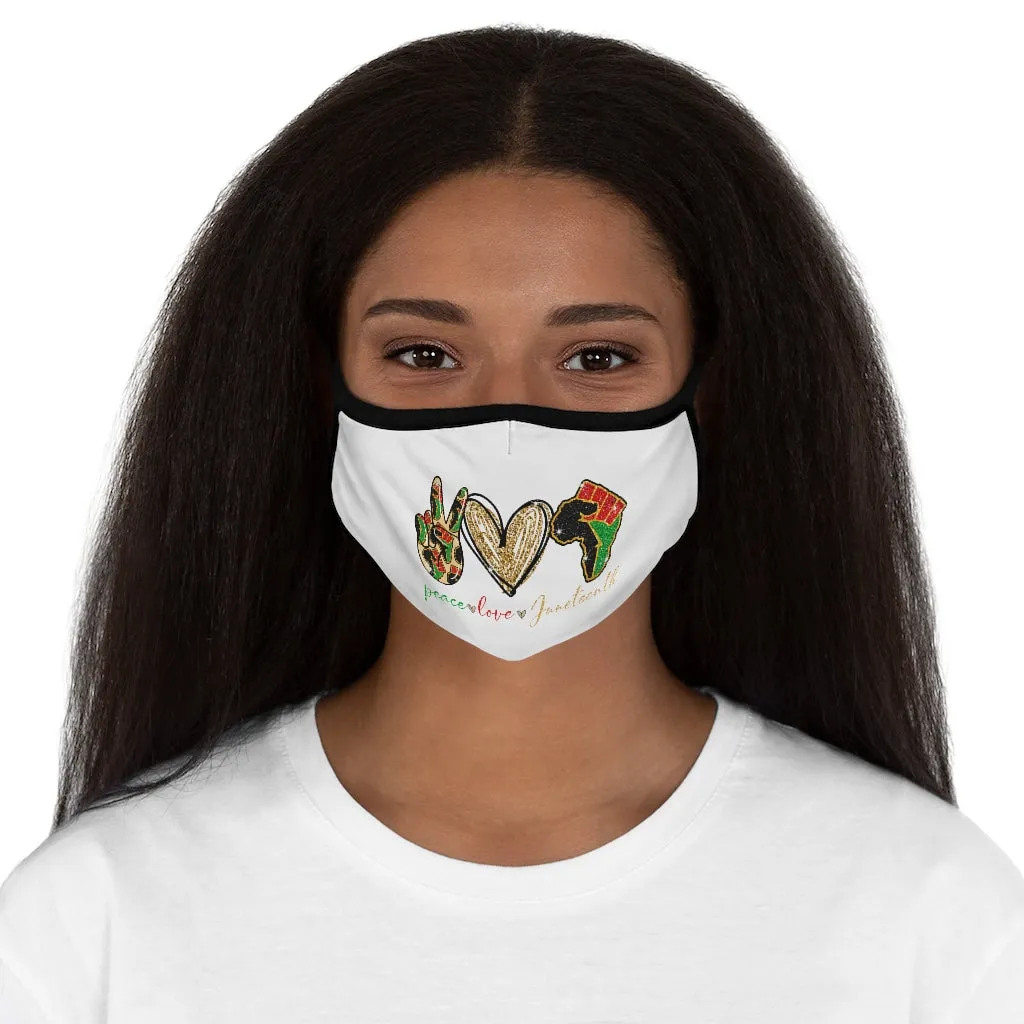 Juneteenth Fitted Face Mask