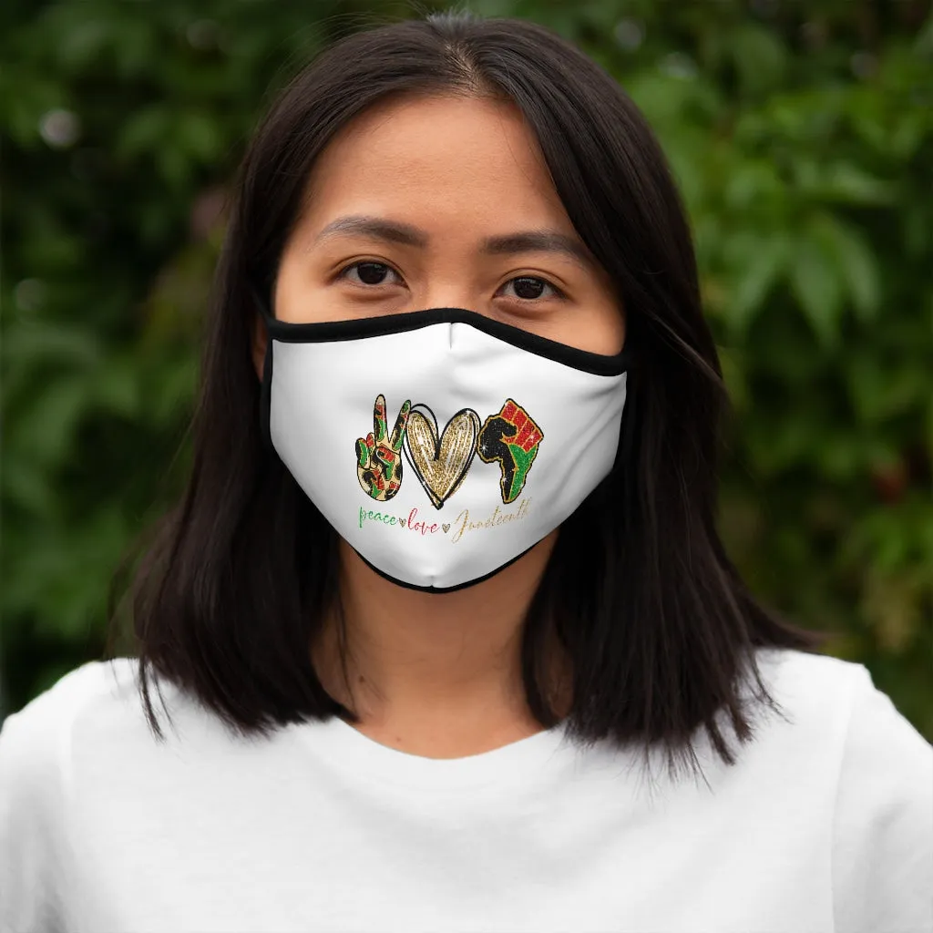 Juneteenth Fitted Face Mask