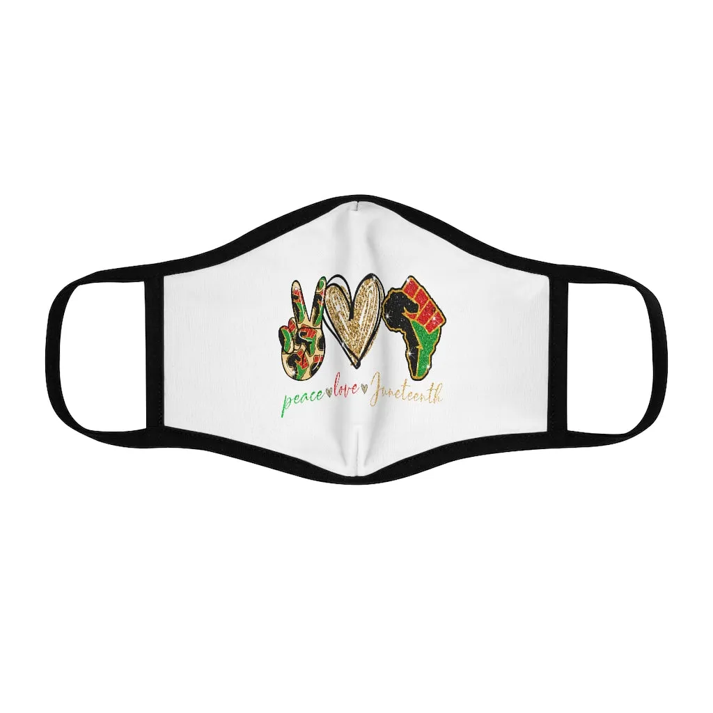 Juneteenth Fitted Face Mask