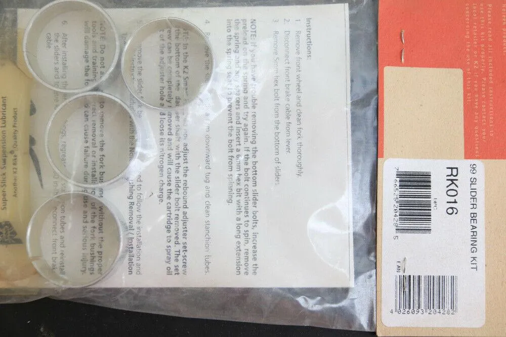 K2 NOLEEN Pro-Flex RK016 Slider Bearing Rebuild Kit