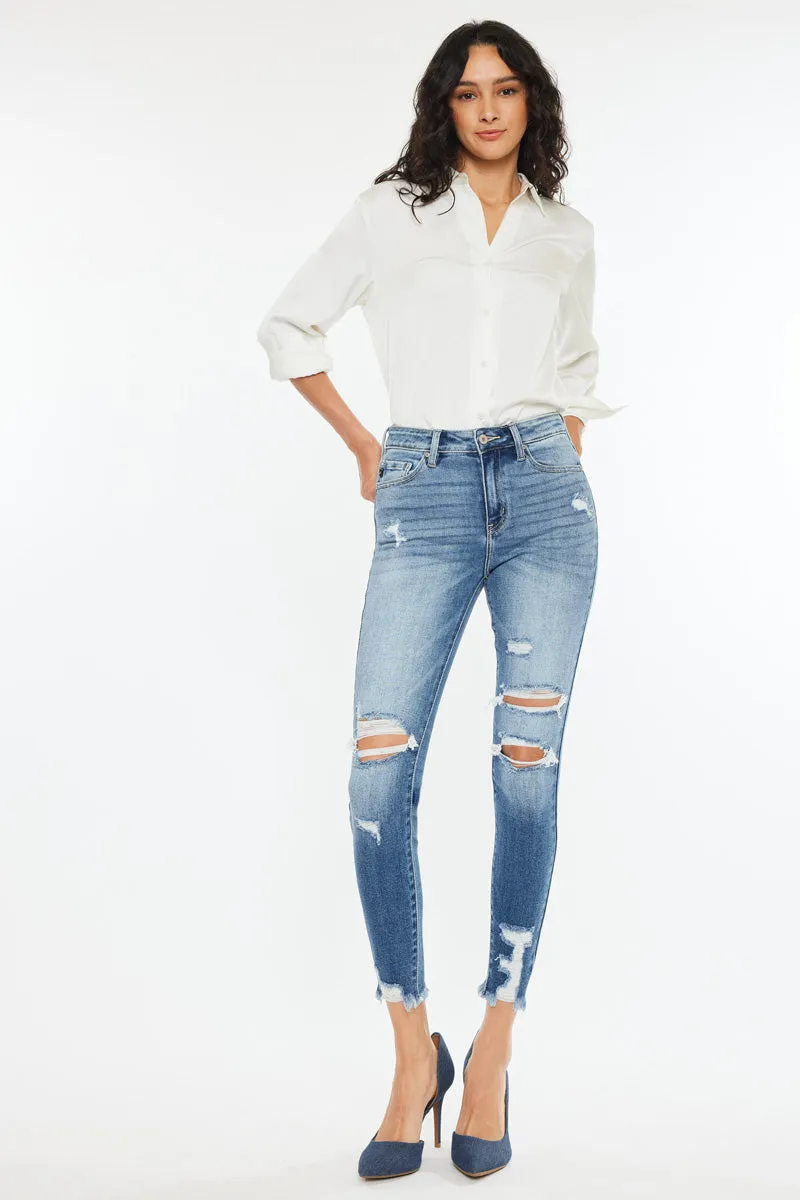 Kaden High Rise Ankle Skinny Jeans