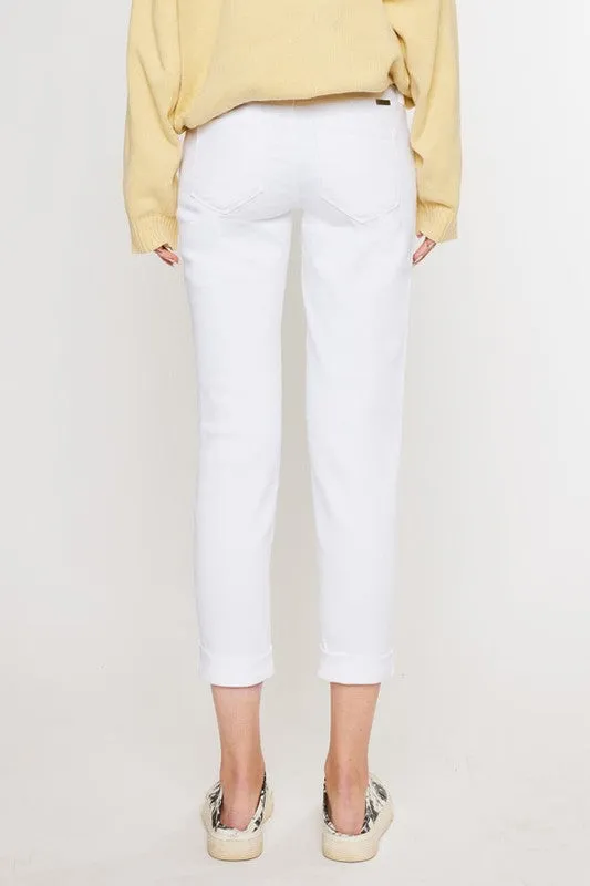 Kan Can Mid Rise Girlfriend Fit Jeans
