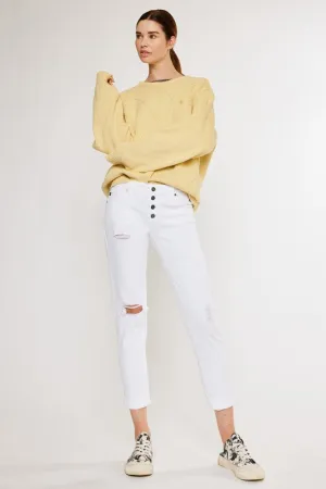 Kan Can Mid Rise Girlfriend Fit Jeans
