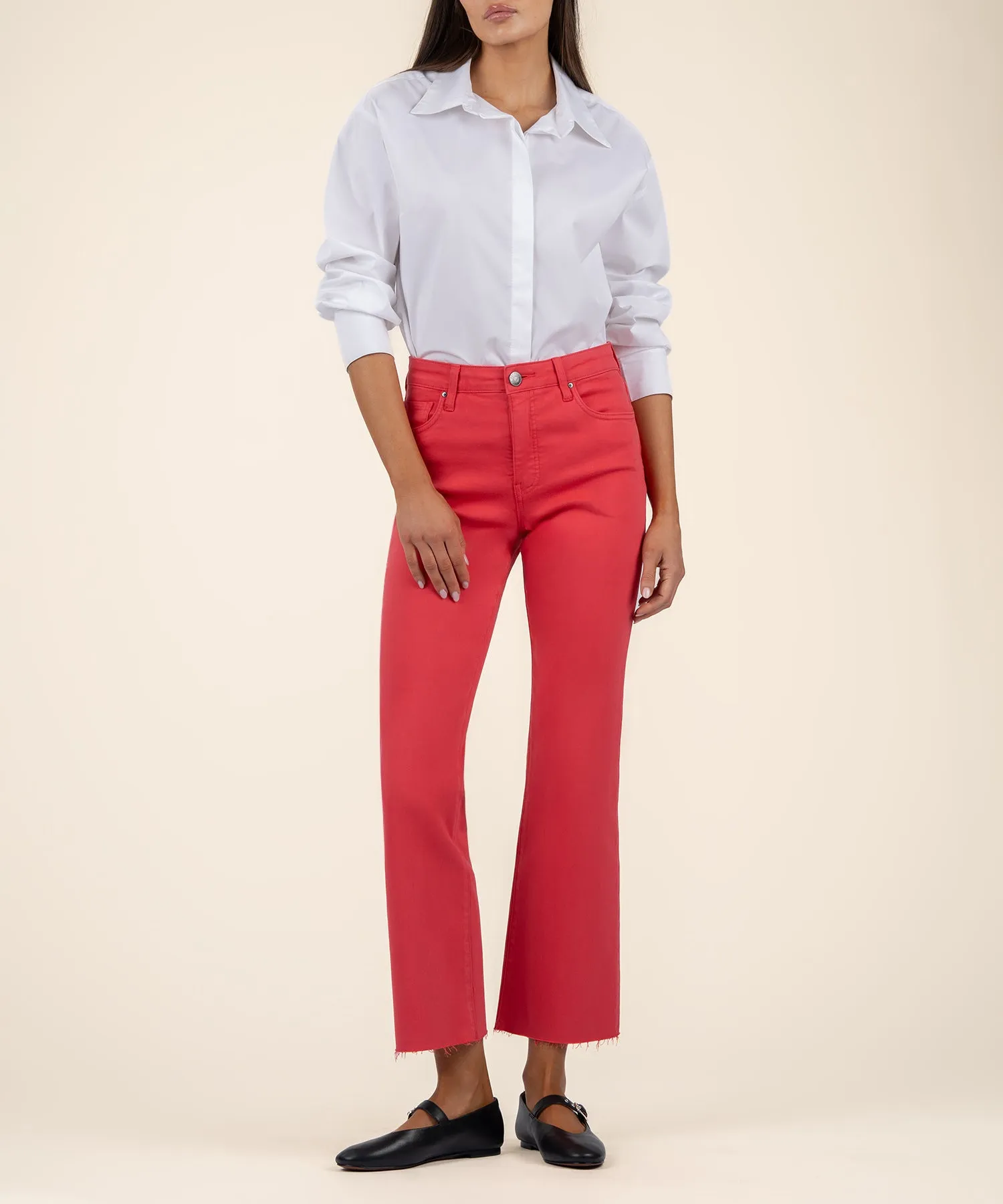 Kelsey High Rise Ankle Flare