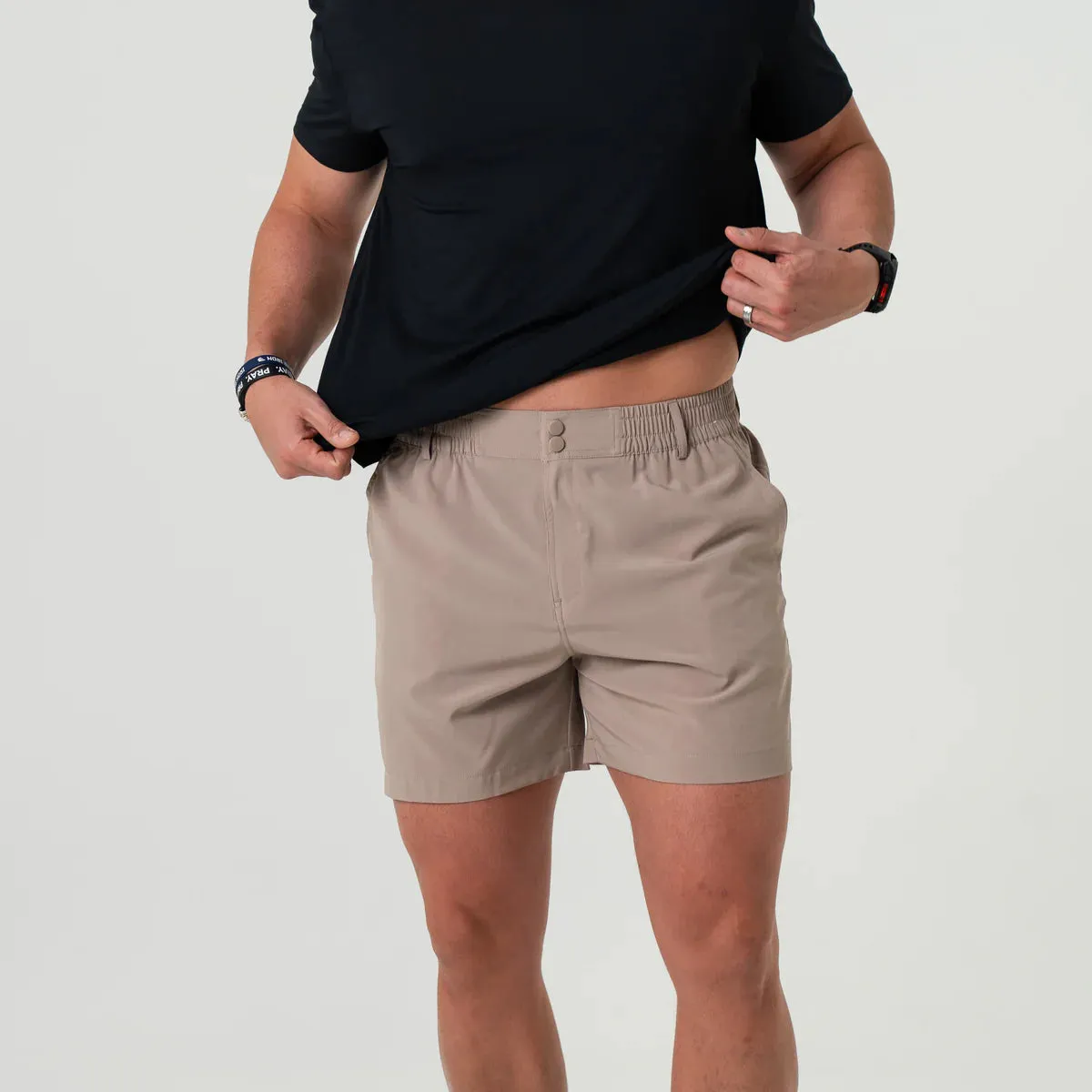 Khaki Everyday Burlebo Shorts