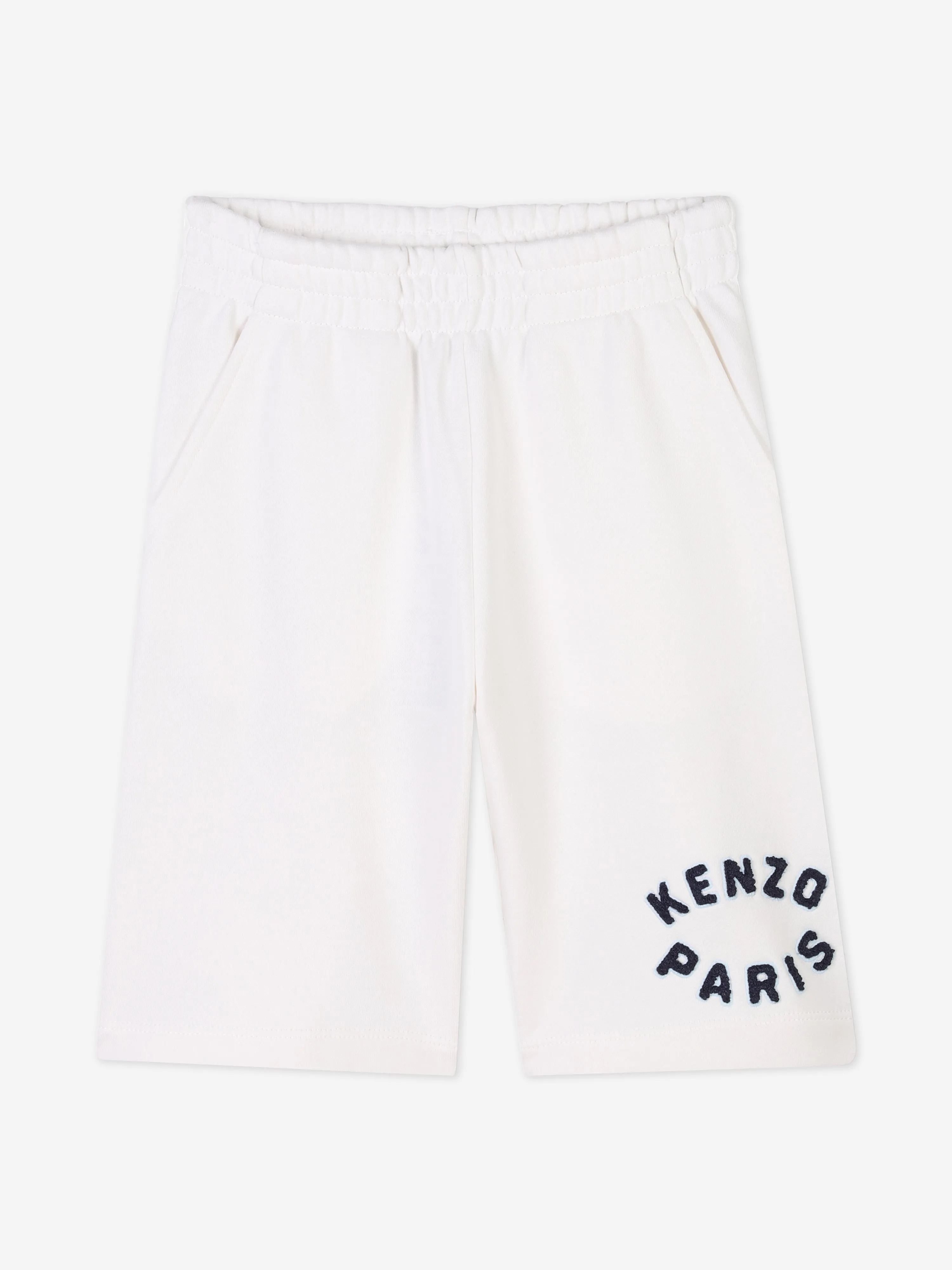 Kids Logo Bermuda Shorts in Ivory