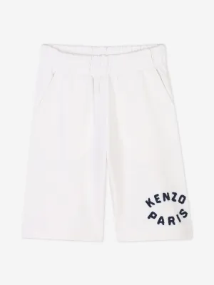 Kids Logo Bermuda Shorts in Ivory