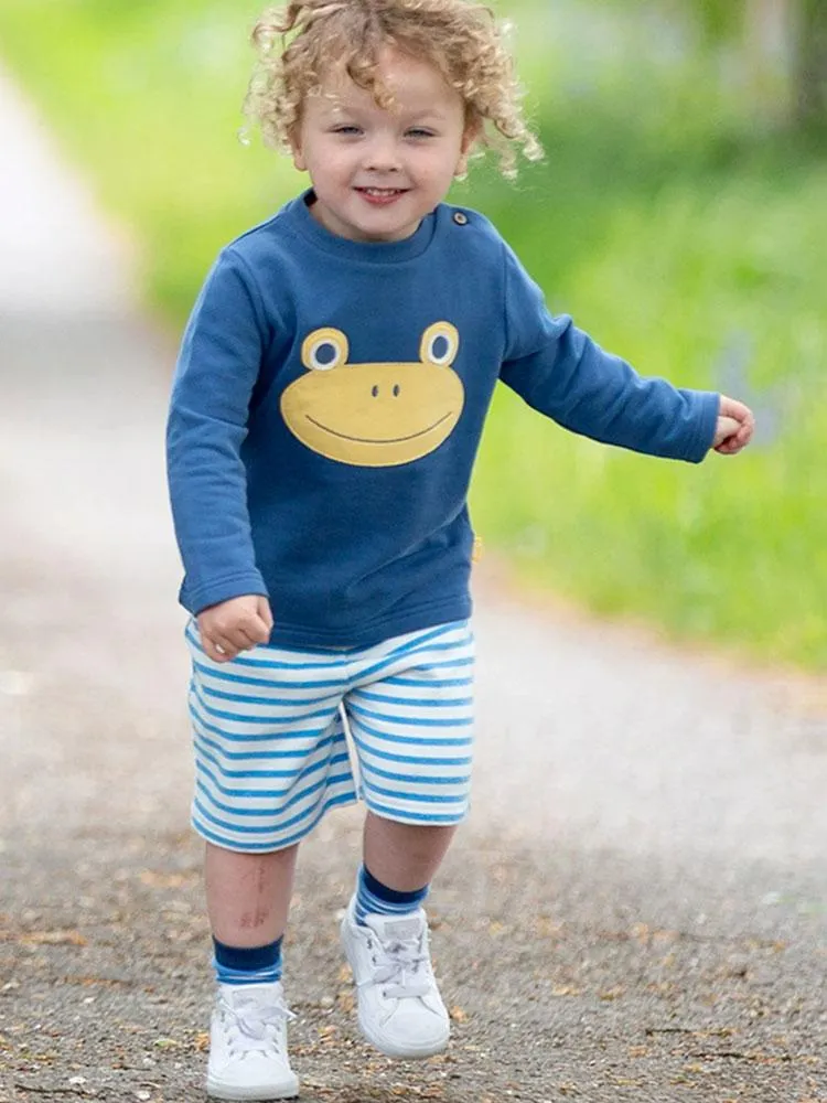KITE Organic - Boys Stripy Sweat Shorts - 0-24 Months