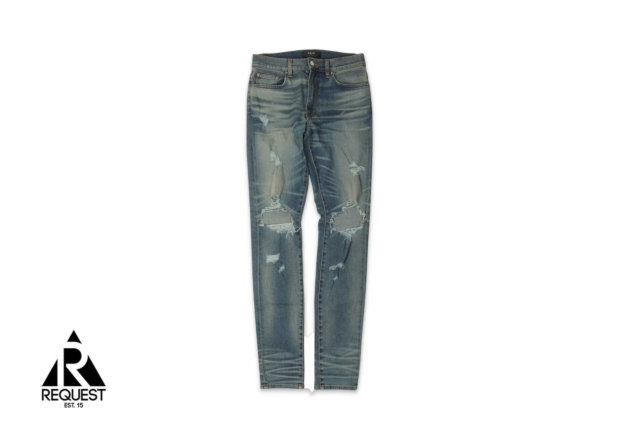 Knee Rip Jeans "Sand Wash"