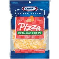 Kraft Pizza Mozzarella Cheddard Cheese 8oz