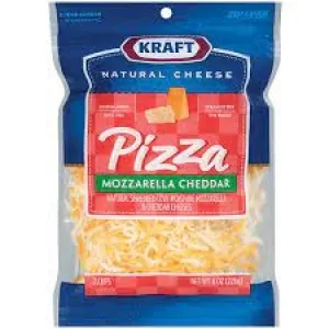 Kraft Pizza Mozzarella Cheddard Cheese 8oz