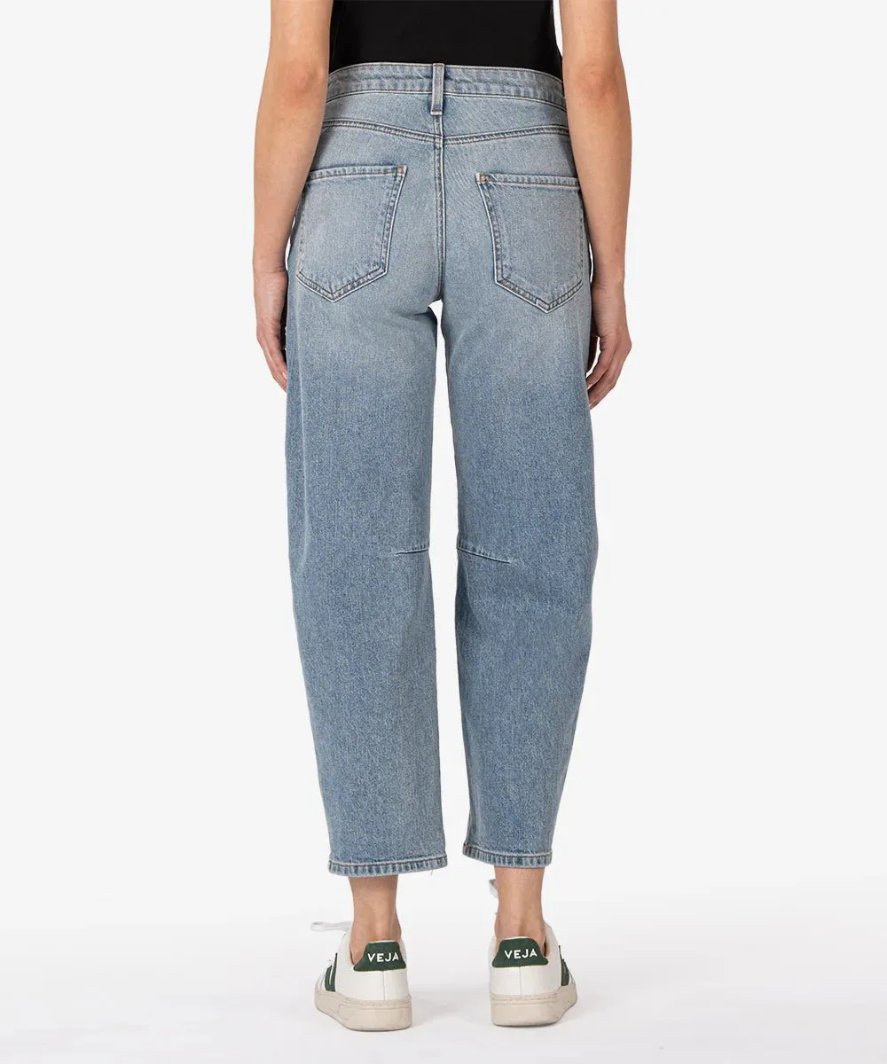 KUT-Medium Wash Ashley High Rise Slouchy Jeans