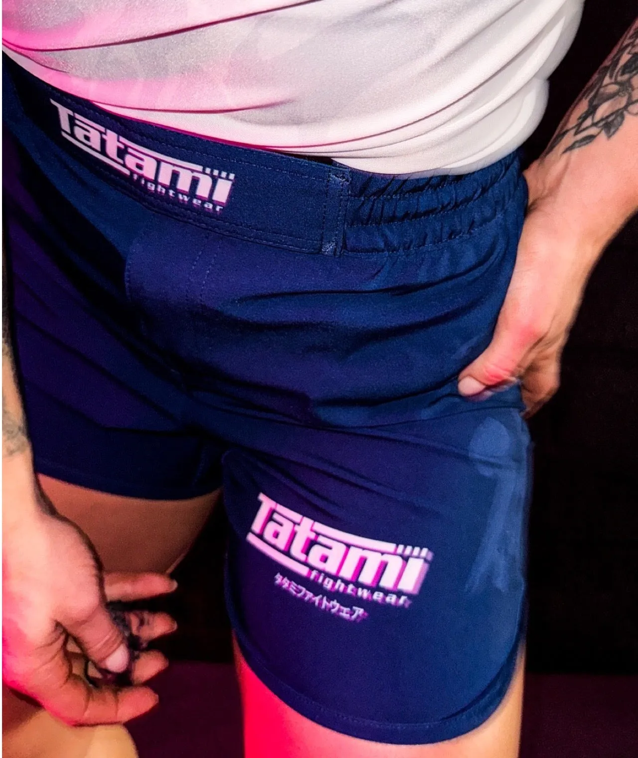 Ladies Kaizen Grappling Shorts - Navy