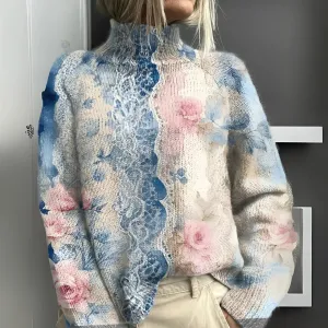 Lara | Jumper with Elegant Floral Pattern