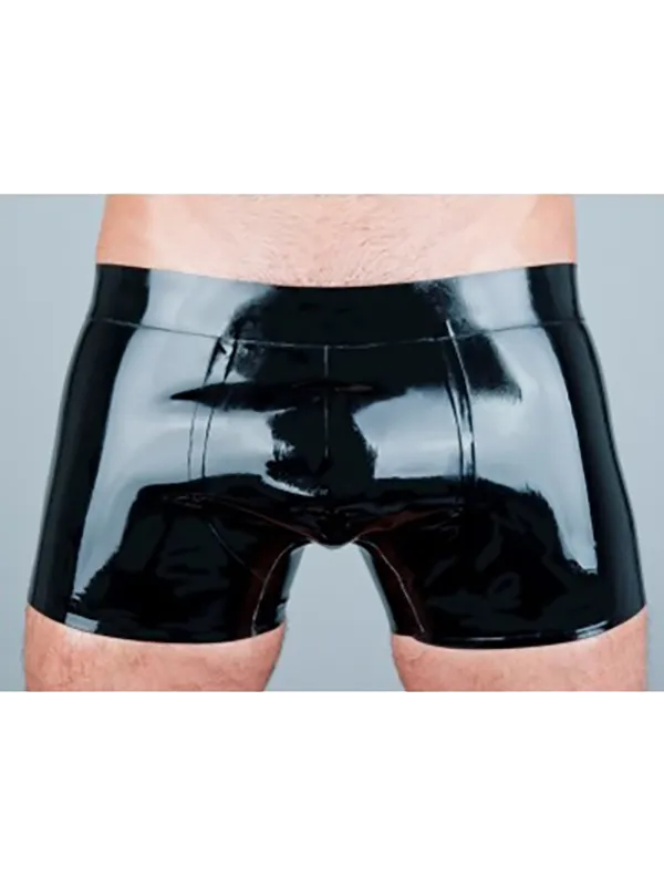 Latex Shorts with Pouch