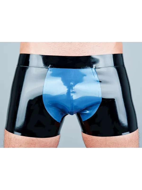 Latex Shorts with Pouch