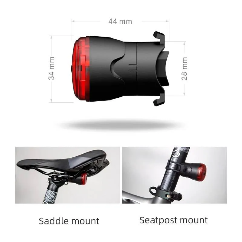 Leadbike Bicycle Smart Rear Light Auto Start/Stop Brake Sensing