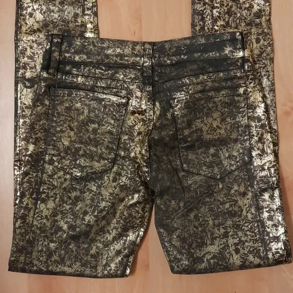 LF Carmar Gold Foil Skinny Jeans