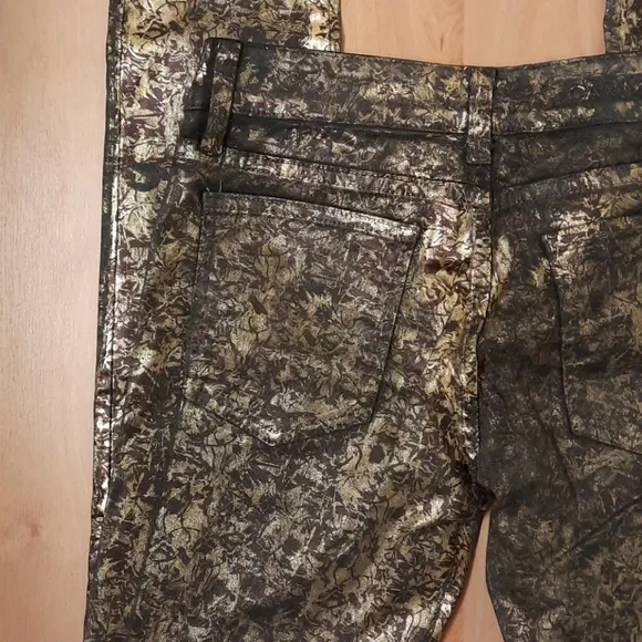 LF Carmar Gold Foil Skinny Jeans