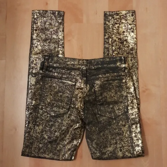 LF Carmar Gold Foil Skinny Jeans
