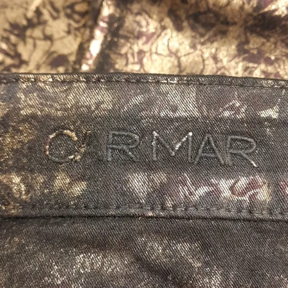 LF Carmar Gold Foil Skinny Jeans
