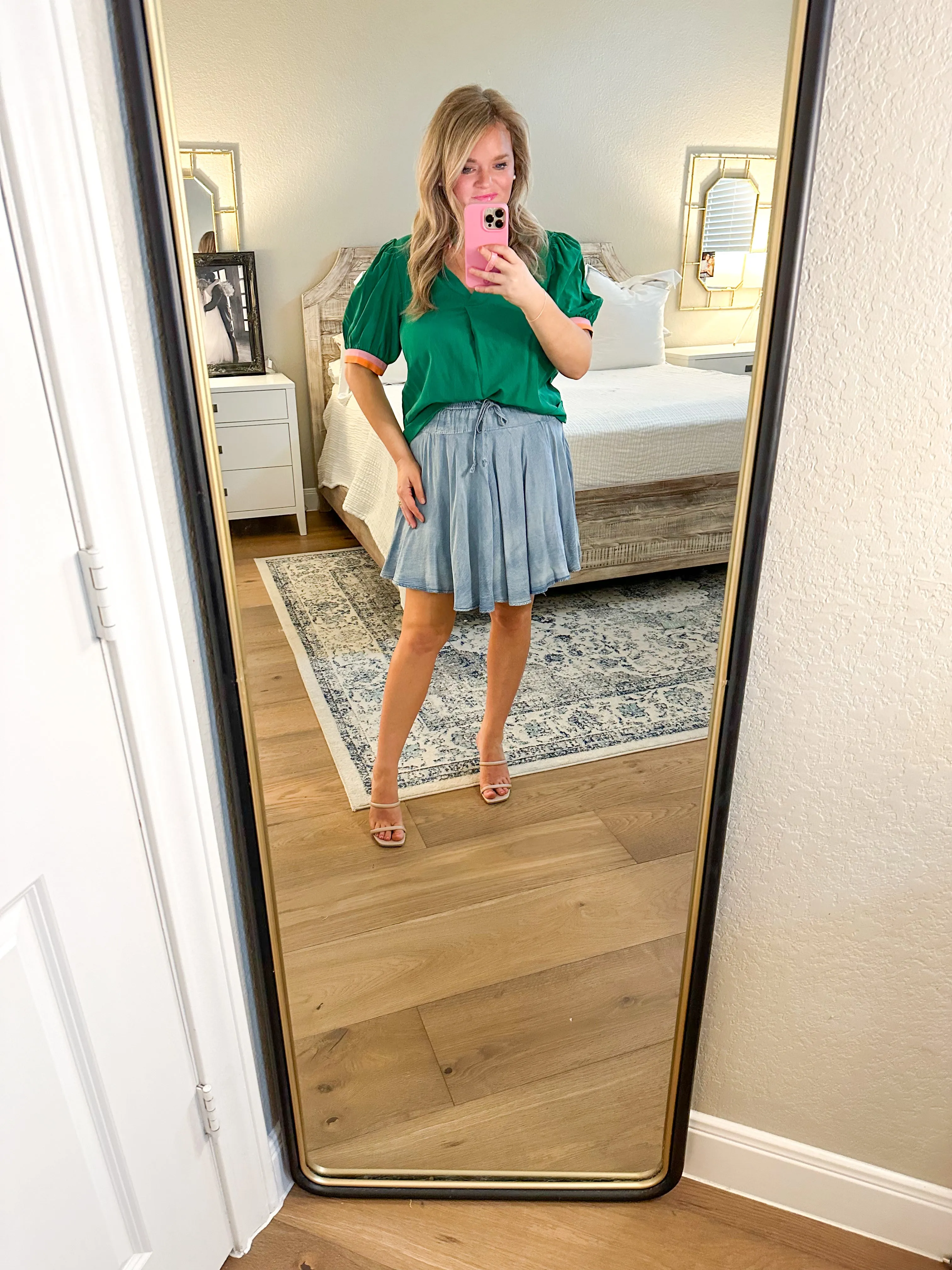 Light Chambray Skort