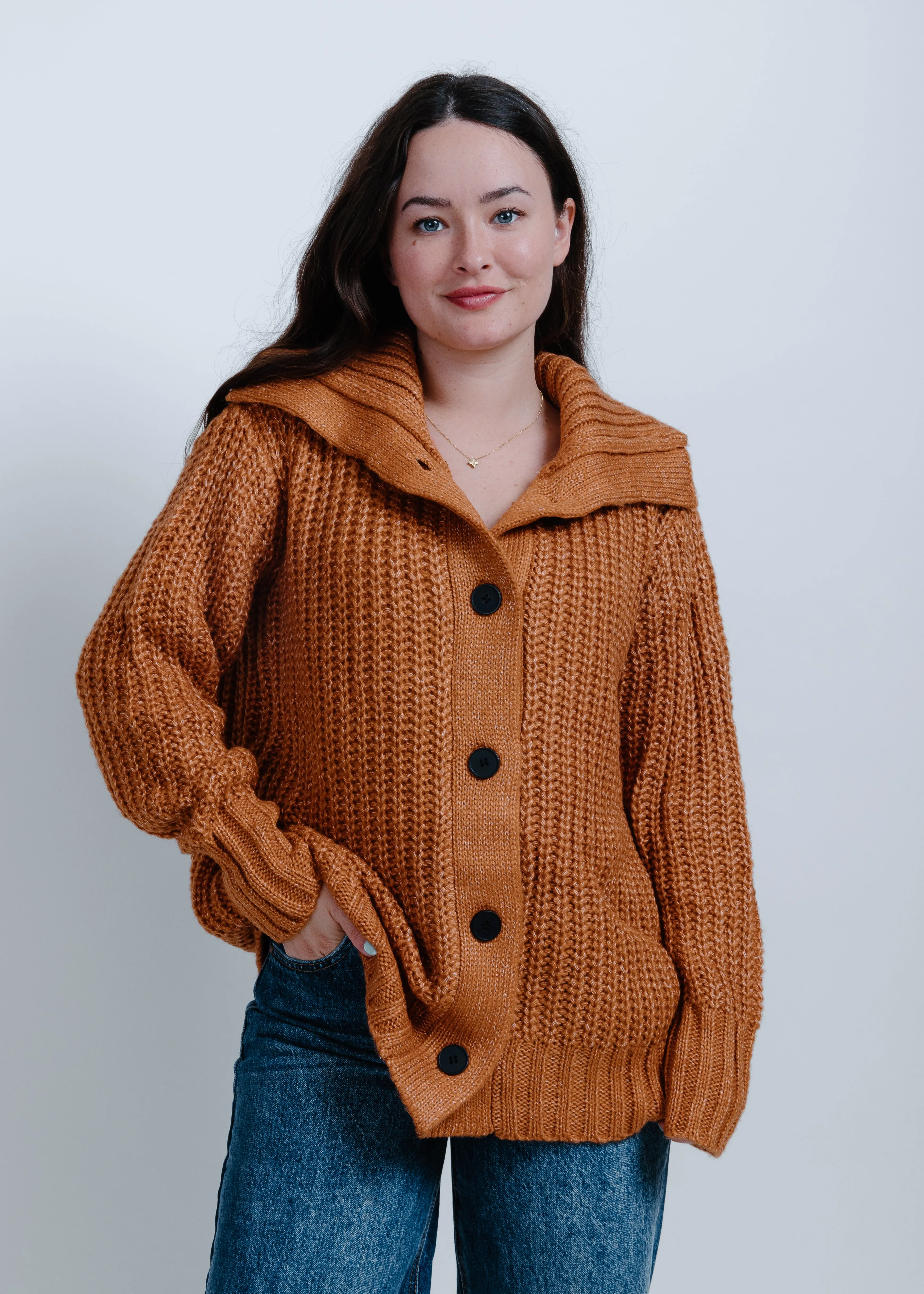 Lily Collared Cardigan