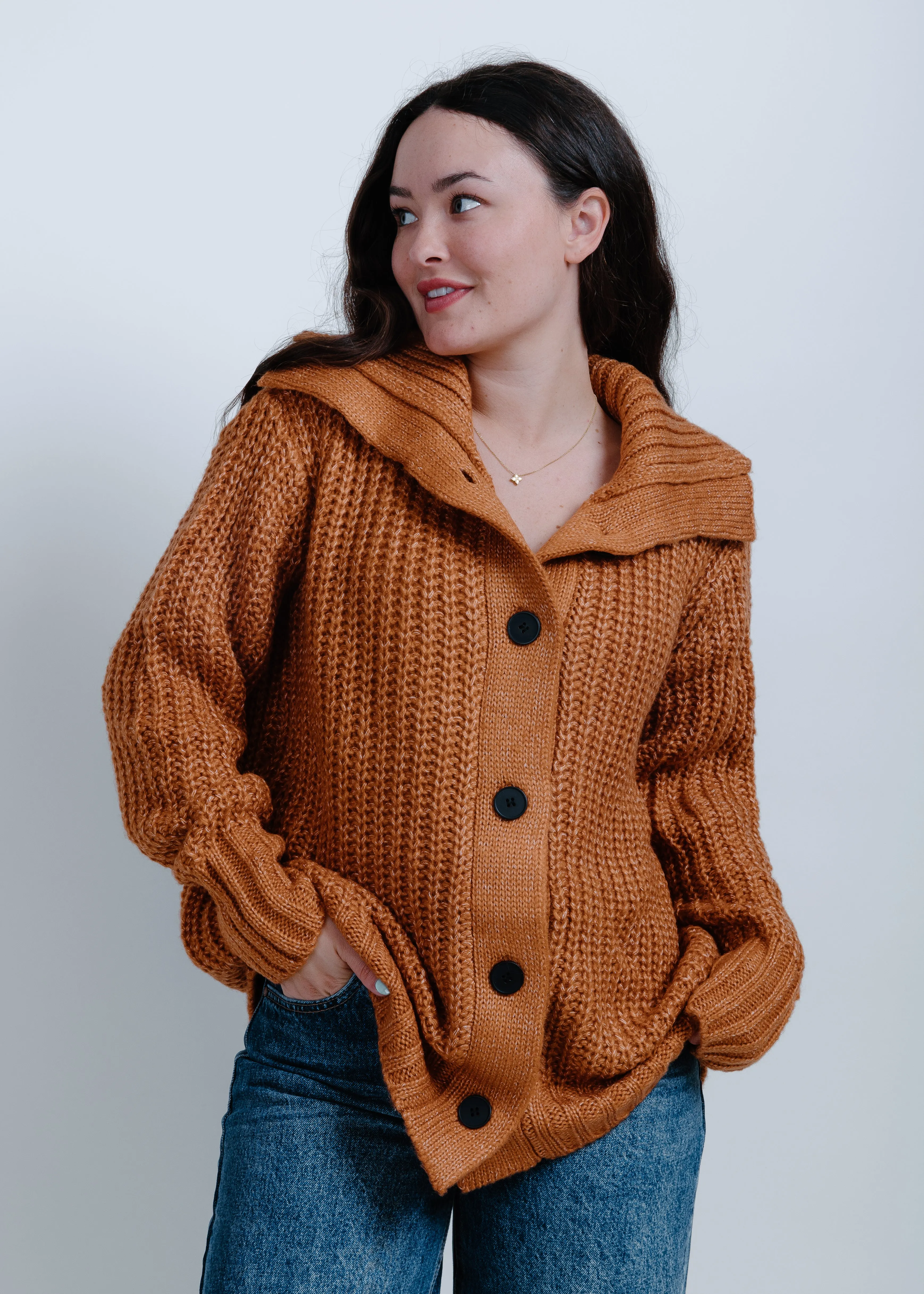 Lily Collared Cardigan