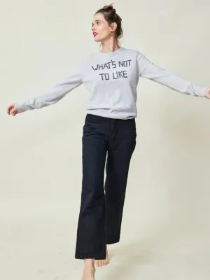 Lingua Franca What's Not to Like Crewneck