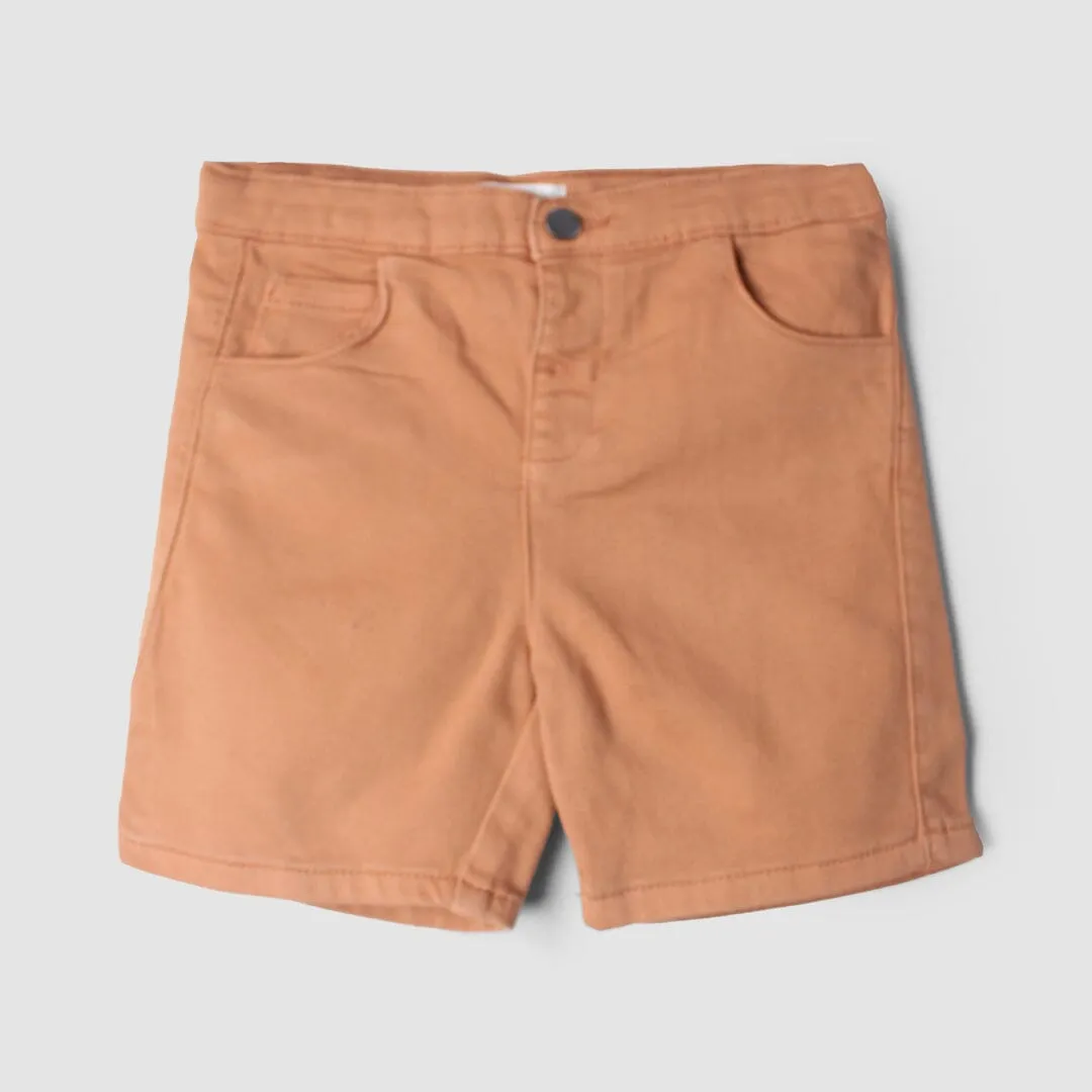 Little People Peach Themed Summer Boys Short