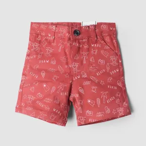 Little People Peach Themed Summer Boys Short