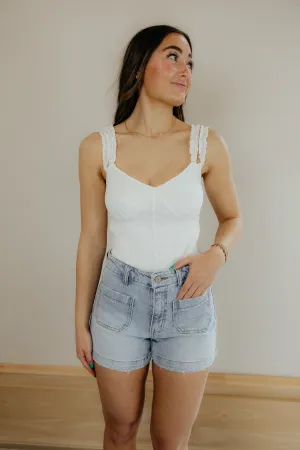 Lively Light Denim Shorts