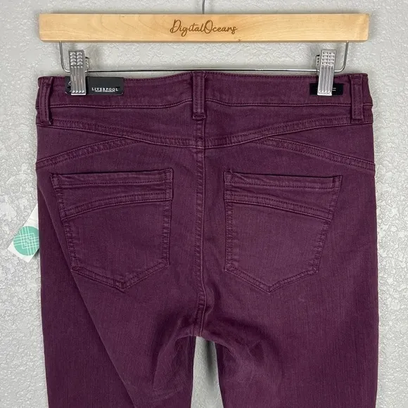 Liverpool NWT Adele Skinny Jean, Potent Purple 6 / 28 - Hugger, Stitch Fix, Dark