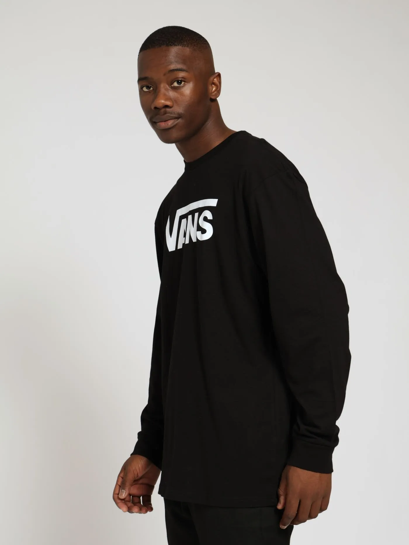 Long Sleeve Classic Tee - Black