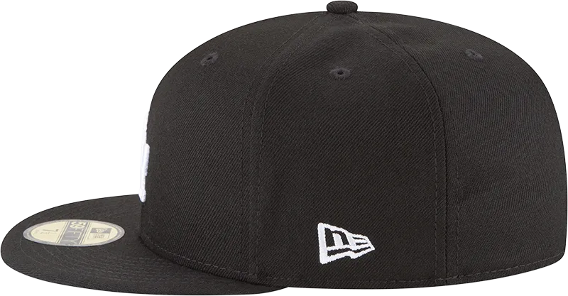 Los Angeles Dodgers Black And White New Era 59Fifty Fitted