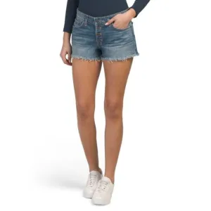 Lucky Brand Womens High Rise Button 5 Pockets Cutoff Jean Shorts Sz 30 NWT