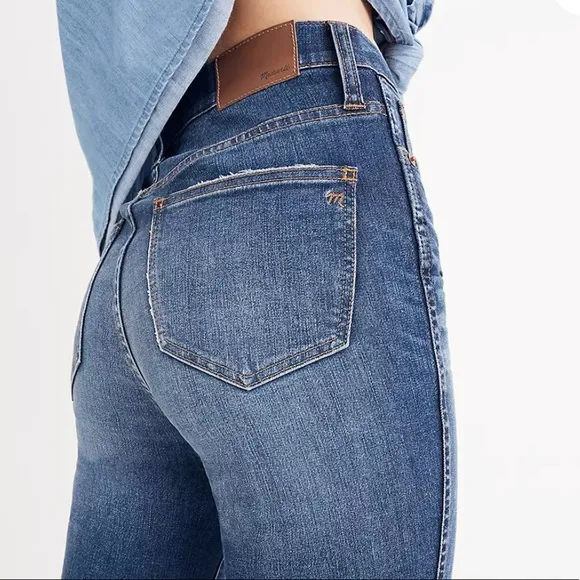 Madewell 10&quot; High-Rise Skinny Jeans: Drop-Hem Edition size 24