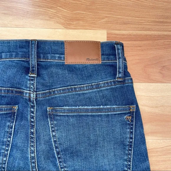 Madewell 10&quot; High-Rise Skinny Jeans: Drop-Hem Edition size 24