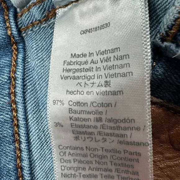 Madewell 10&quot; High-Rise Skinny Jeans in Bradshaw Wash Size 25x27 - Blue