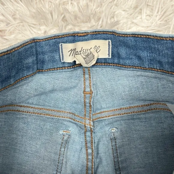 Madewell 10&quot; High-Rise Skinny Jeans in Bradshaw Wash Size 25x27 - Blue