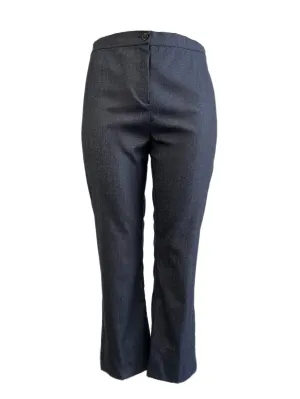 Marina Rinaldi Women's Blue Radice Straight Leg Pants Size 16W/25 NWT