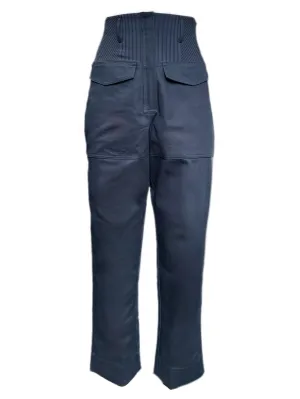 Max Mara Women's Navy Paese Straight Pants Size 6 NWT