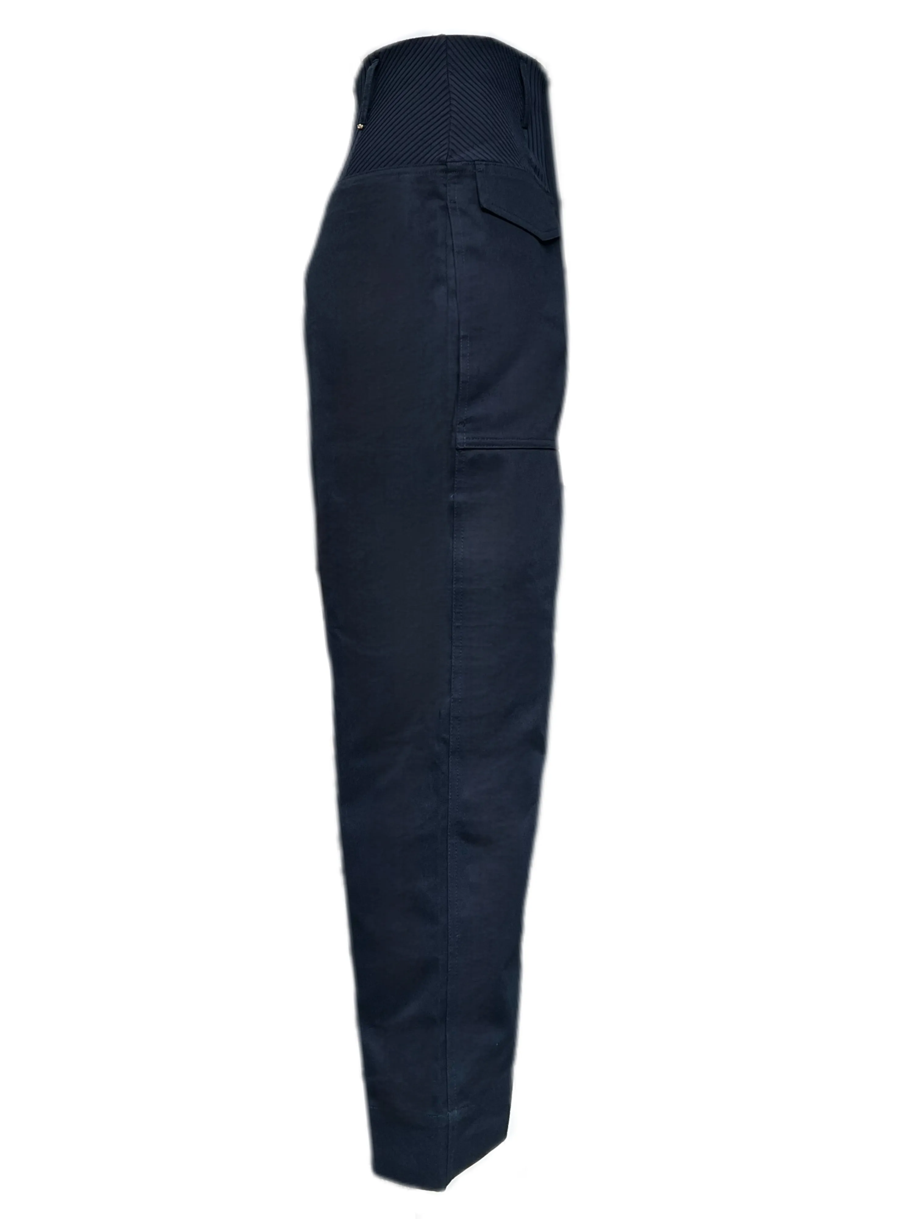 Max Mara Women's Navy Paese Straight Pants Size 6 NWT