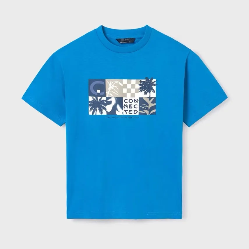 Mayoral Older Boys Connected T-Shirt 6038 Blue