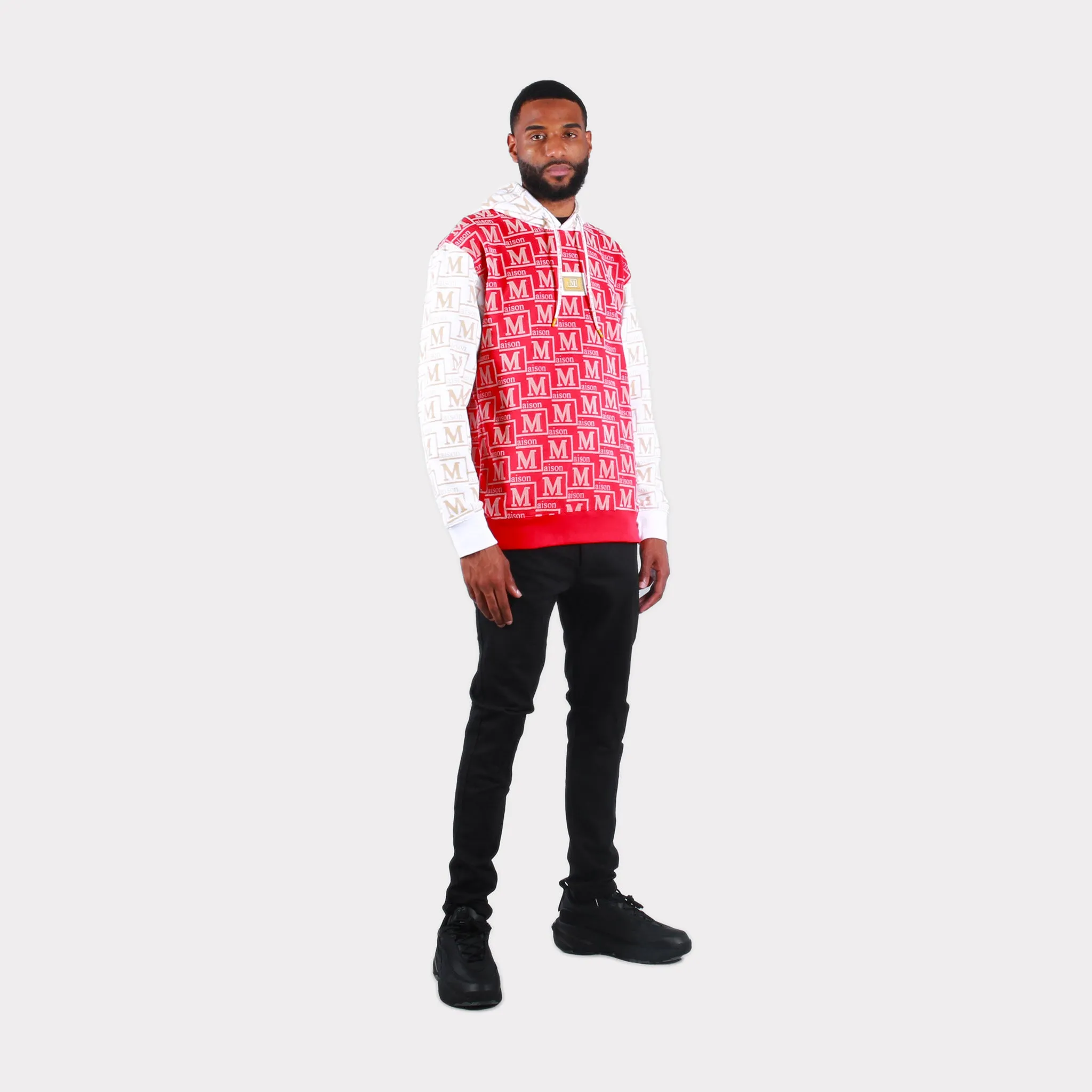 MDB Couture Men's French Terry Monogram Hoodie