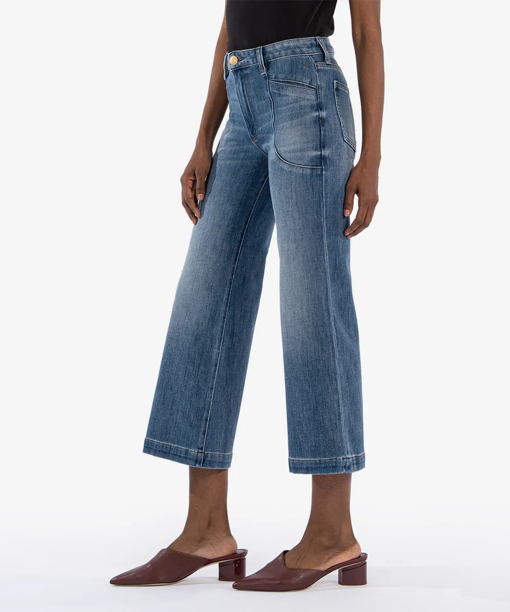 Meg High Rise Wide Leg, Petite - FINAL SALE