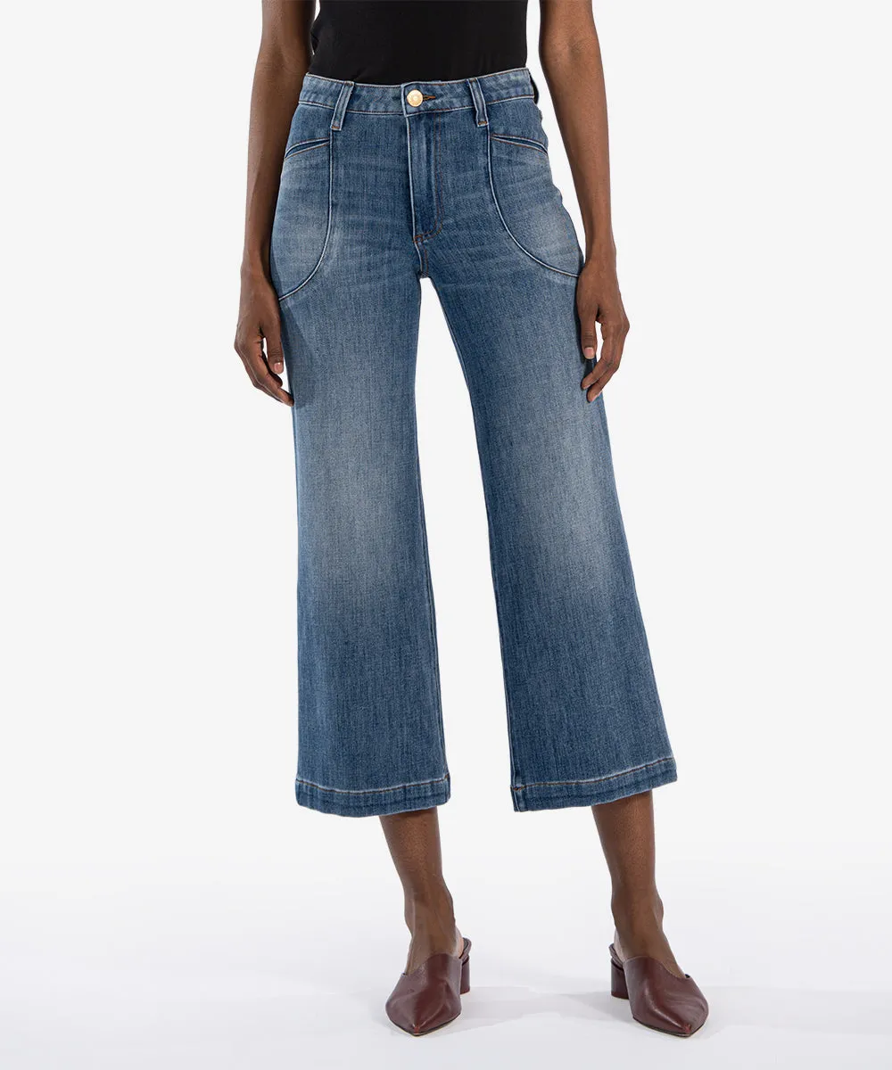 Meg High Rise Wide Leg, Petite - FINAL SALE