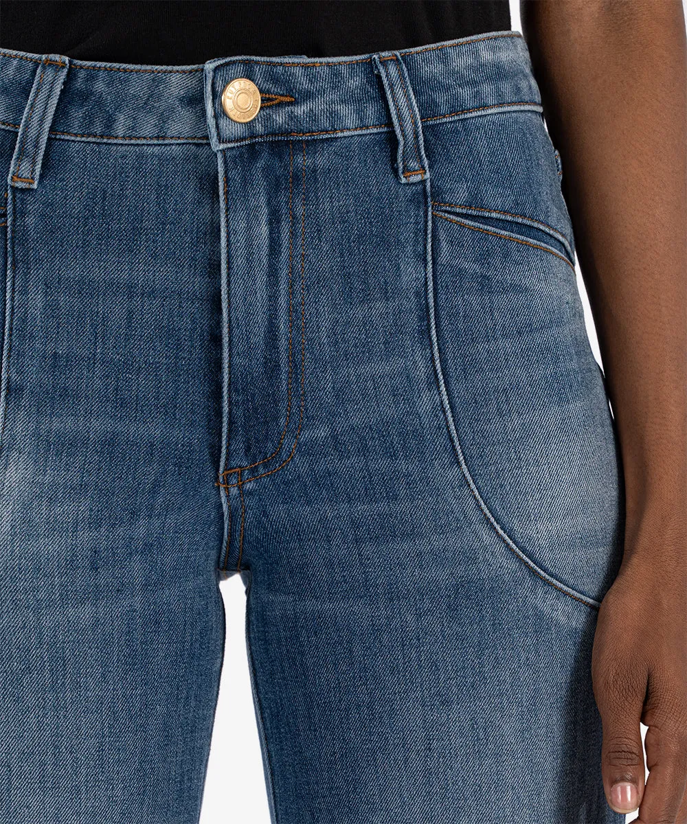 Meg High Rise Wide Leg, Petite - FINAL SALE