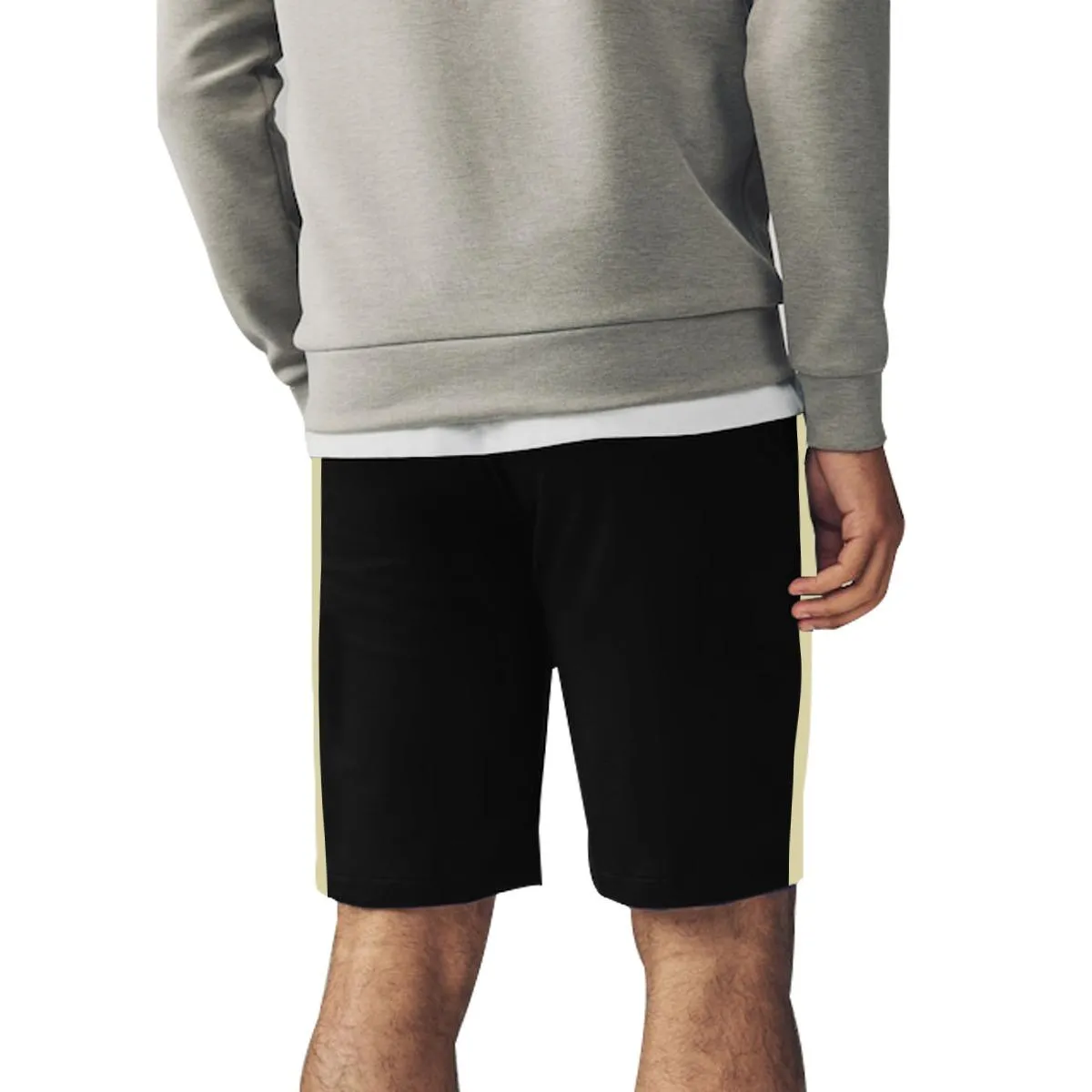 Men Two Quarter Summer Shorts - Black